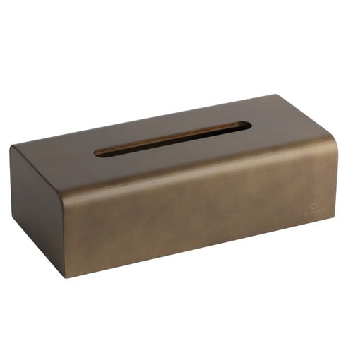 ティッシュケース 木製 ヤマト工芸 ダークブラウン