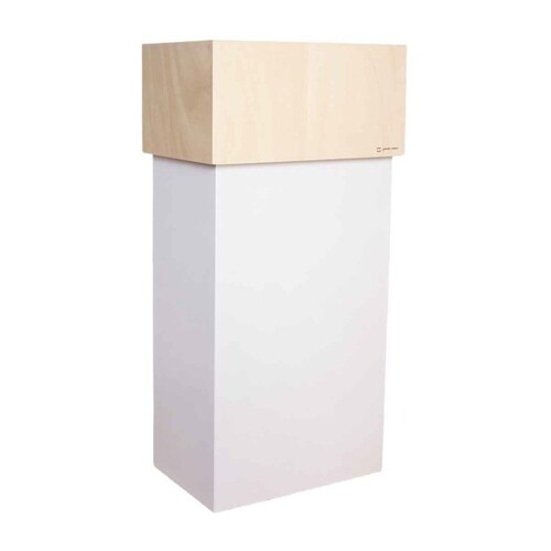 ゴミ箱 30L ヤマト工芸 W CUBE ホワイト