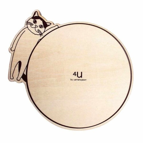 コースター 木製 ねこ ブリティッシュショートヘア