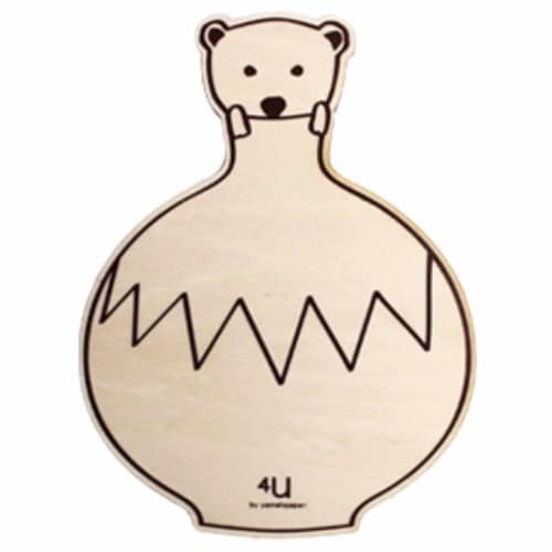 コースター 木製 動物 ベース コップ敷き くま