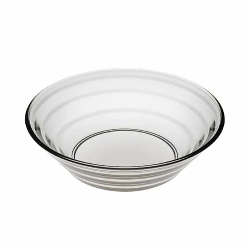 ボウル 15cm ルラック ガラス シルバーグレー