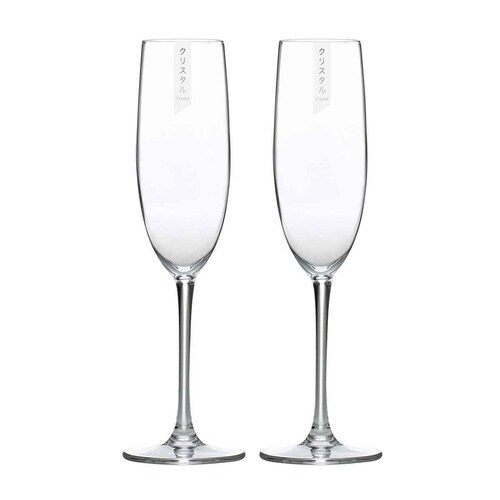 クリスタルシャンパングラス ペアセット 170ml