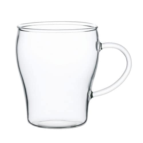 マグカップ 410ml 耐熱ガラス