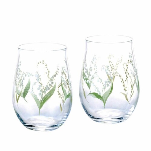 ペアグラス 400ml すずらん ガラス