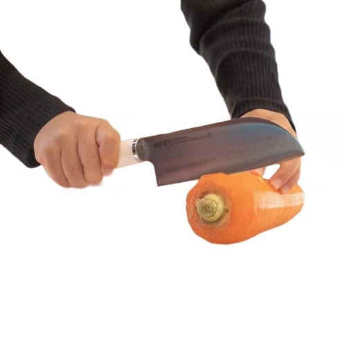 子ども用包丁 カバー付き 台所育児 左利き用