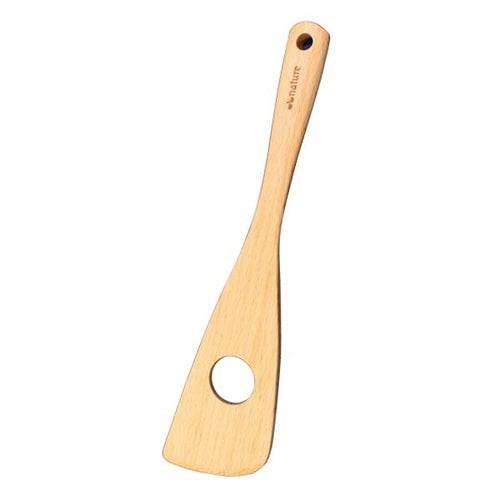 ヘラ 木製 nature ナチュレ 木製へら穴明き