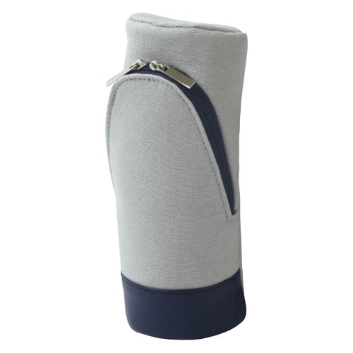 立つペンケース スマ・スタ キャンバス地 グレー