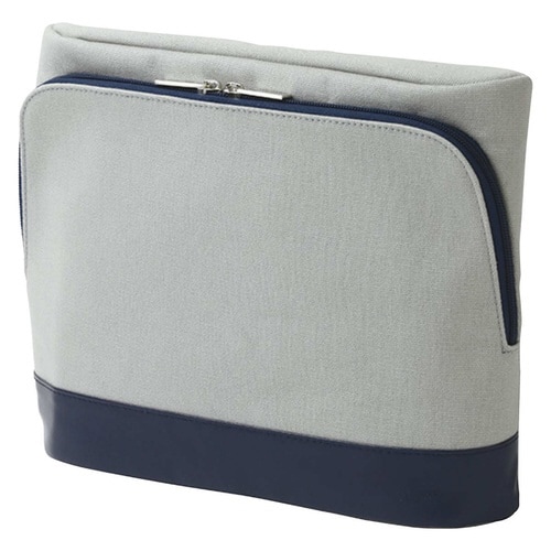 立つバッグインバッグ タブレットサイズ グレー