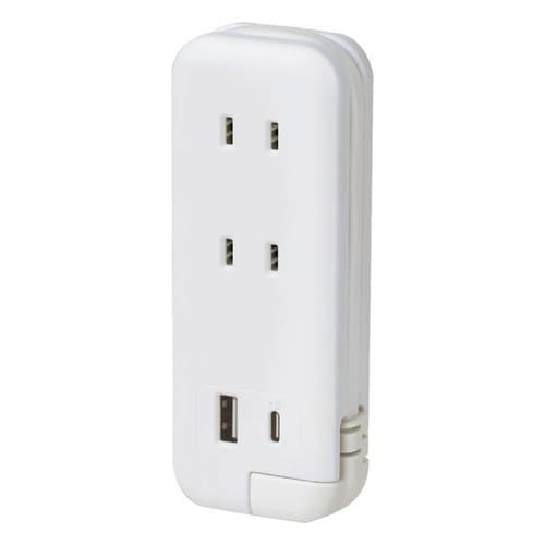 コンセント タップ ホワイト