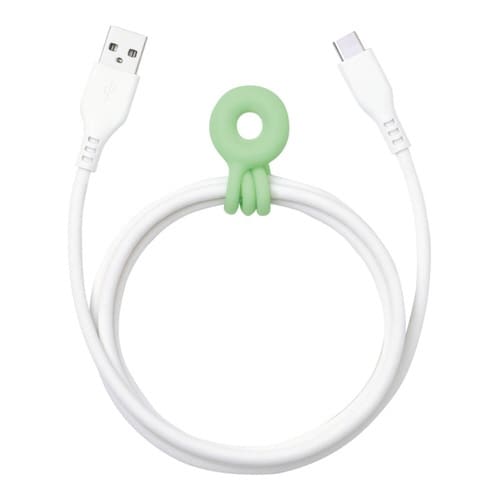 充電ケーブル しなやかシリコンUSBケーブル 1m