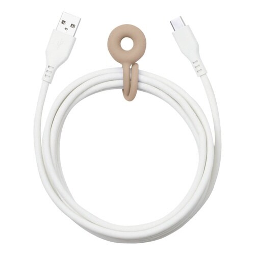 充電ケーブル しなやかシリコンUSBケーブル 2m