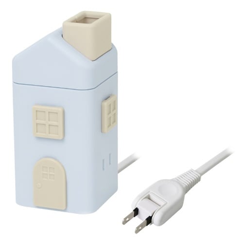 コンセント えんとつ屋根のコンセントハウス ブルー