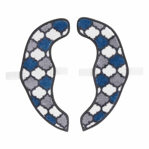 便座カバー フンワリッチ便座マット ネイビー