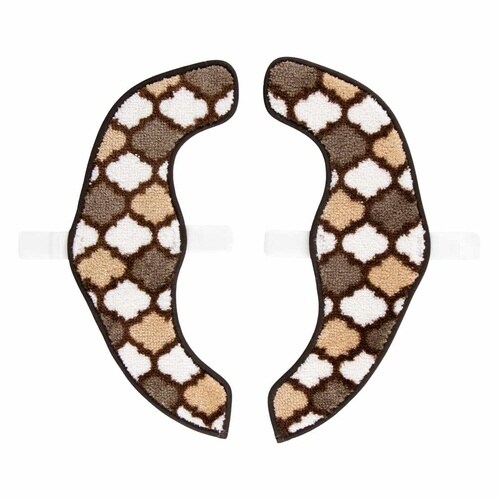 便座カバー フンワリッチ便座マット ブラウン