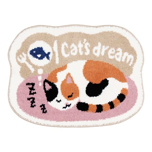 玄関マット 室内 マルチマット キャットドリーム