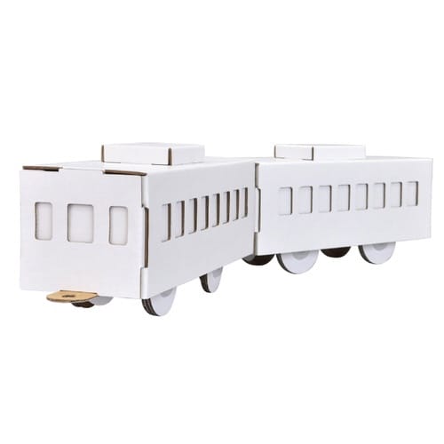 工作キット ダンボール ウゴック 電車 難易度4