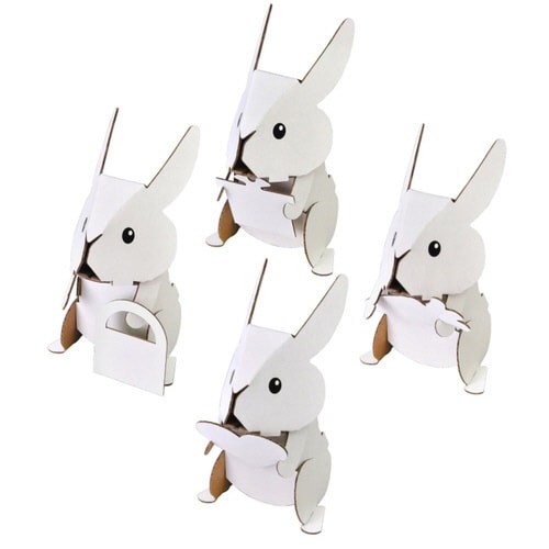工作キット ダンボール うさぎのたまご 難易度2