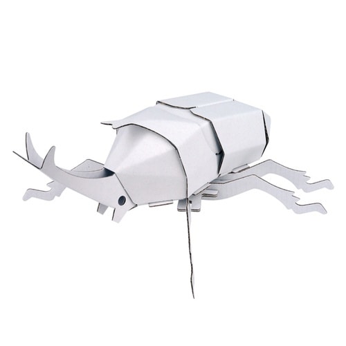 カブトムシ パズル 紙製 hacomo kids