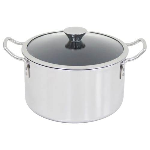 両手鍋 22cm IH対応 ステンレス製