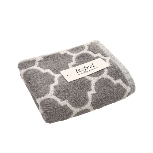 フェイスタオル リフレル シャイン グレー