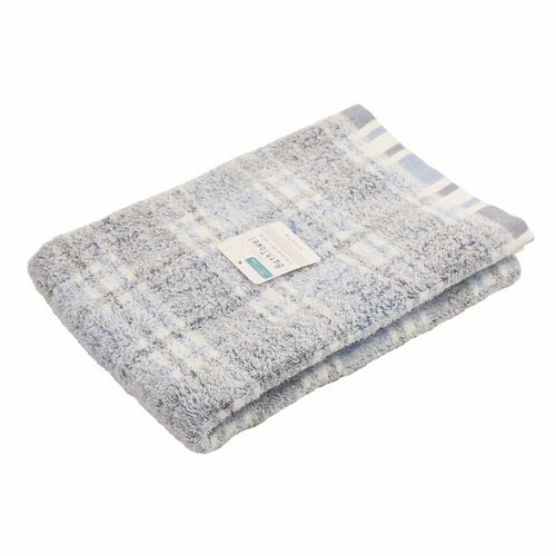 バスタオル コーマクロスチェック ブルー