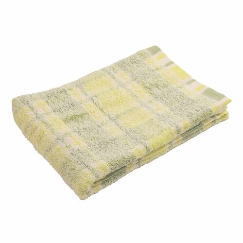 バスタオル コーマクロスチェック グリーン