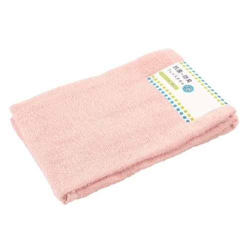 フェイスタオル 抗菌・防臭クレアカラー ピンク