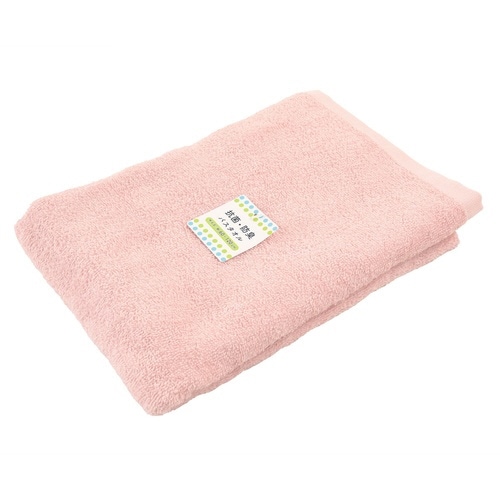 バスタオル 抗菌・防臭クレアカラー ピンク