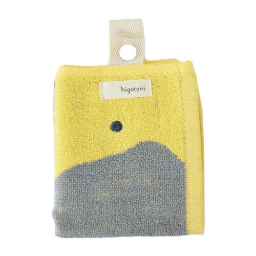 ハンドタオル Mikketa アース(イエロー)