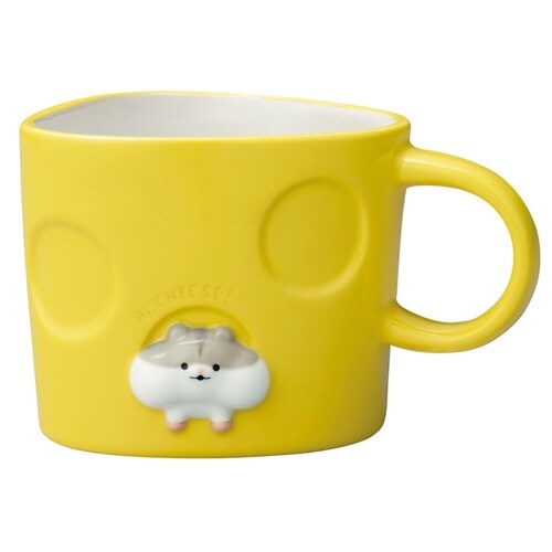 マグカップ 200ml はむころん 陶器 グレー