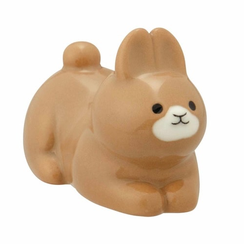 箸置き 5cm うさもこ 陶器 ベージュ