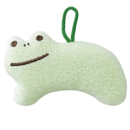 スポンジ キラキラおそうじスポンジ カエル