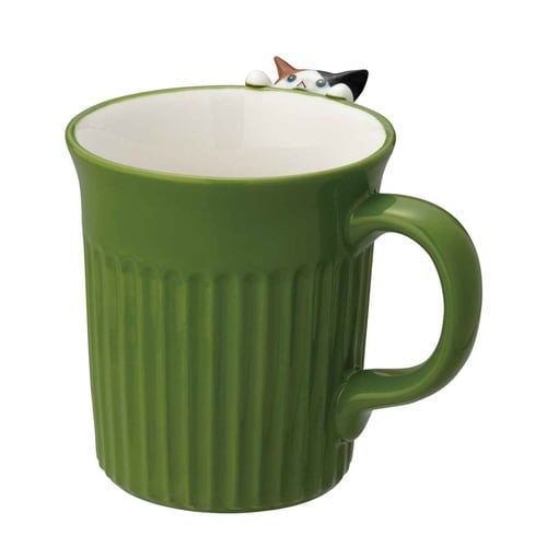 マグカップ 250ml にらめっこ猫マグ ミケネコ
