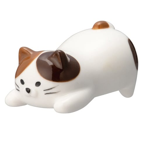 箸置き 6cm カップ麺 フタ留め ネコ 犬 ネコ