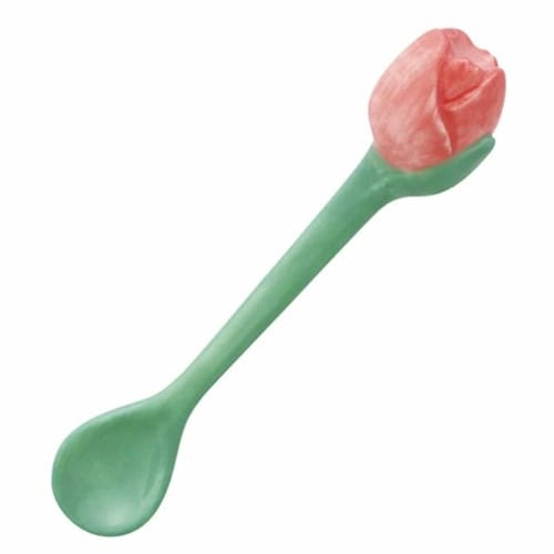 ティースプーン 13cm チューリップ ピンク