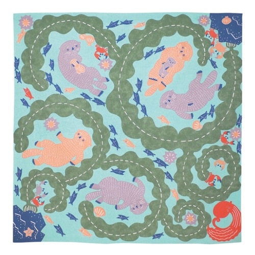 風呂敷 エコバッグ 104cm 大判 三巾