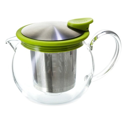 ティーポット 444ml ボラ 耐熱ガラス ライム