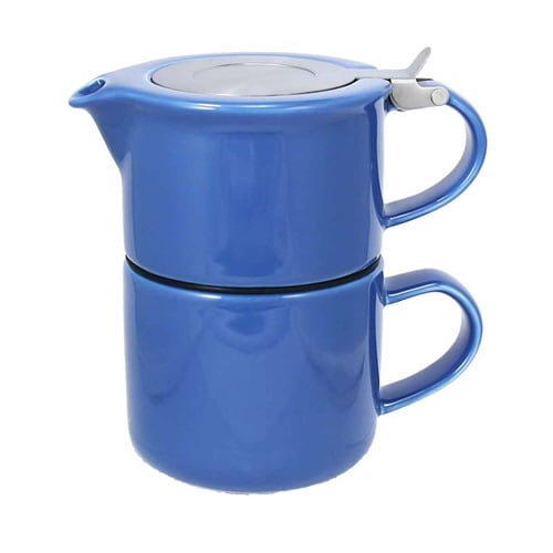 ティーポット&カップ セット 400ml ブルー