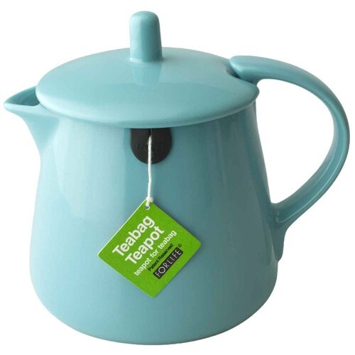 ティーポット 354ml ティーバッグ ターコイズ