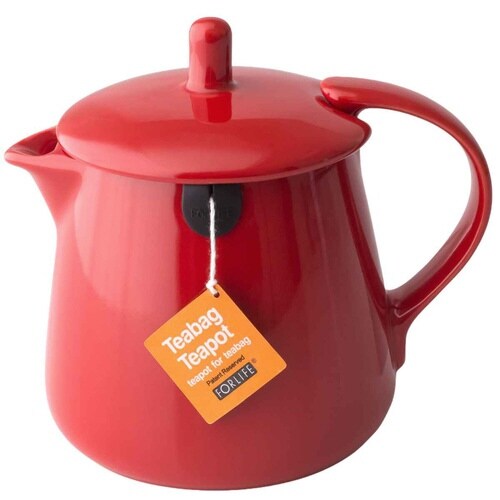 ティーポット 354ml ティーバッグ レッド