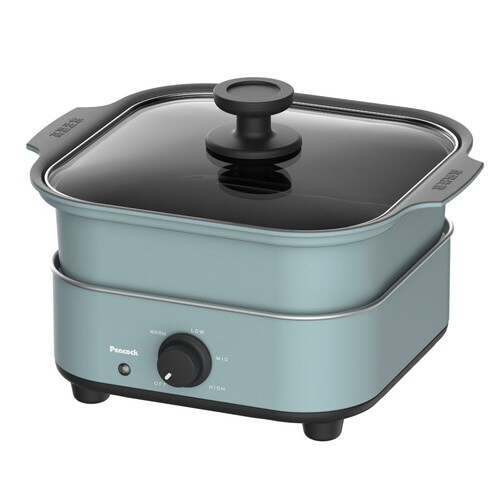 コンパクトグリル鍋 電気鍋 ピーコック