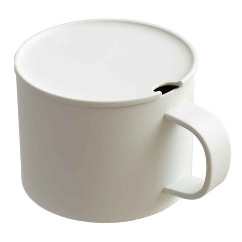 マグカップ フタ付き 280ml ホワイト