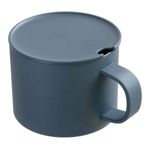 マグカップ フタ付き 280ml ダークブルー