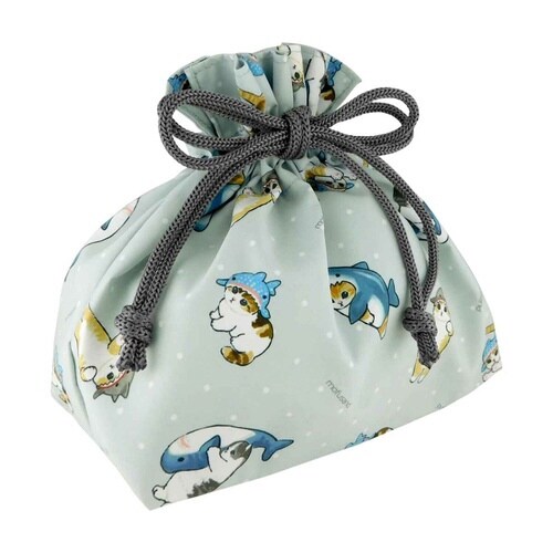 弁当袋 巾着 mofusand さめにゃん