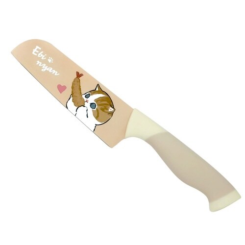 包丁 14cm mofusand えびにゃん