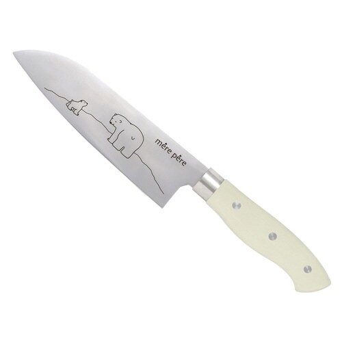 三徳包丁 17cm mere pere ホワイト