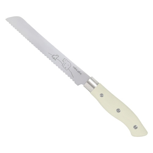 パン切り包丁 20cm mere ホワイト