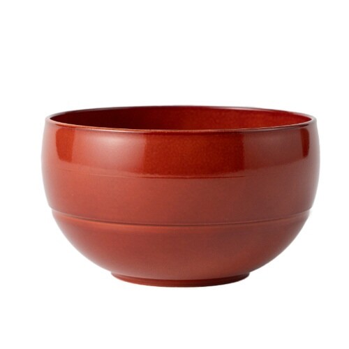 お椀 500ml WAYOWAN まる 汁椀 朱
