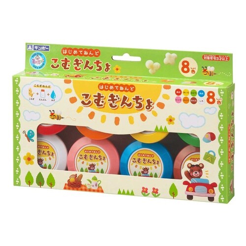 ねんど こむぎんちょ 8色セット おもちゃ