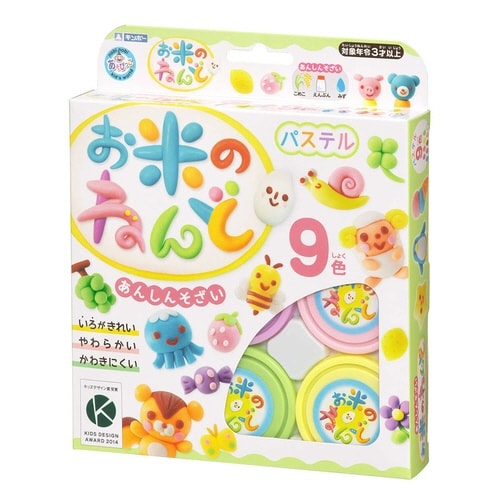 ねんど お米のねんど パステル 9色